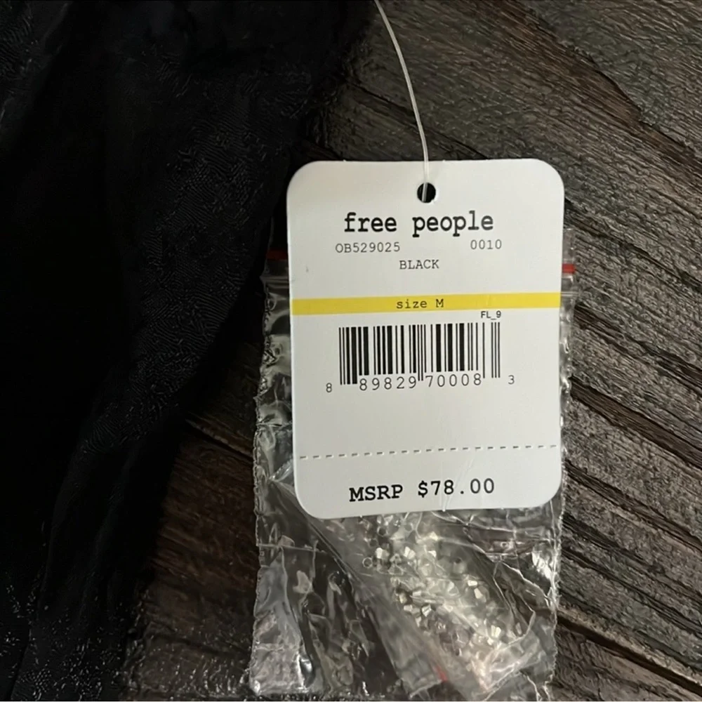 Free People Intimately Shooting Star Slip in Black - Picture 11 of 11